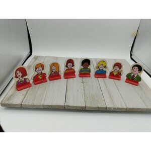 Vintage Go to the Head of the Class Board Game 8 Replacement Parts Pieces Pawns